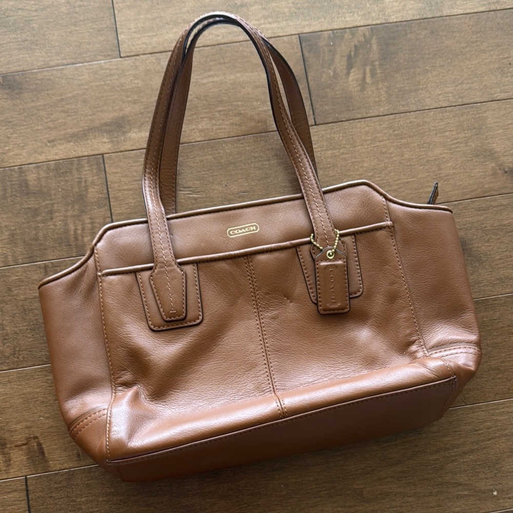 Coach Brown Leather hand bag
